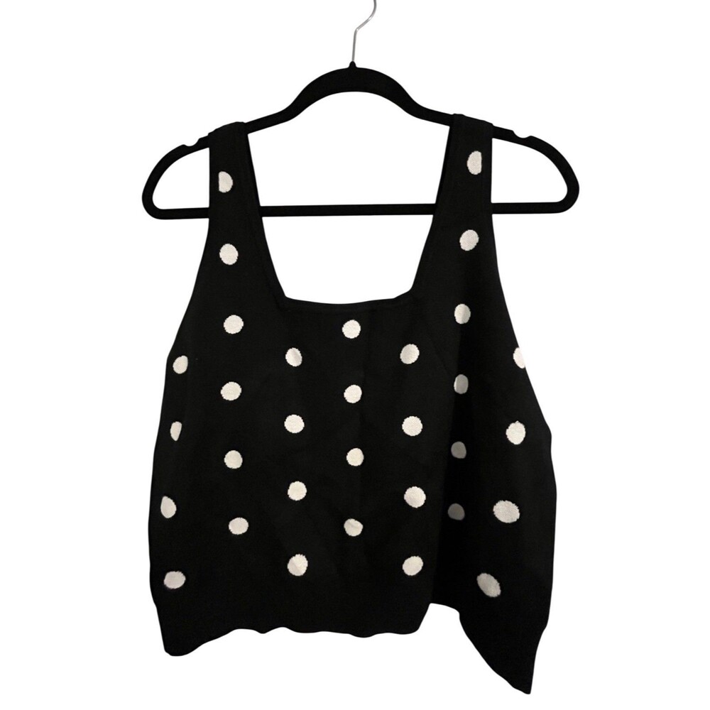 NWT Victor Glemaud x Target Polka Dot Knit Tank size XL